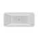 Crest 67 in. L x 31-1/2 in. W x 24-1/2 in. H Freestanding Acrylic Bathtub, Drain