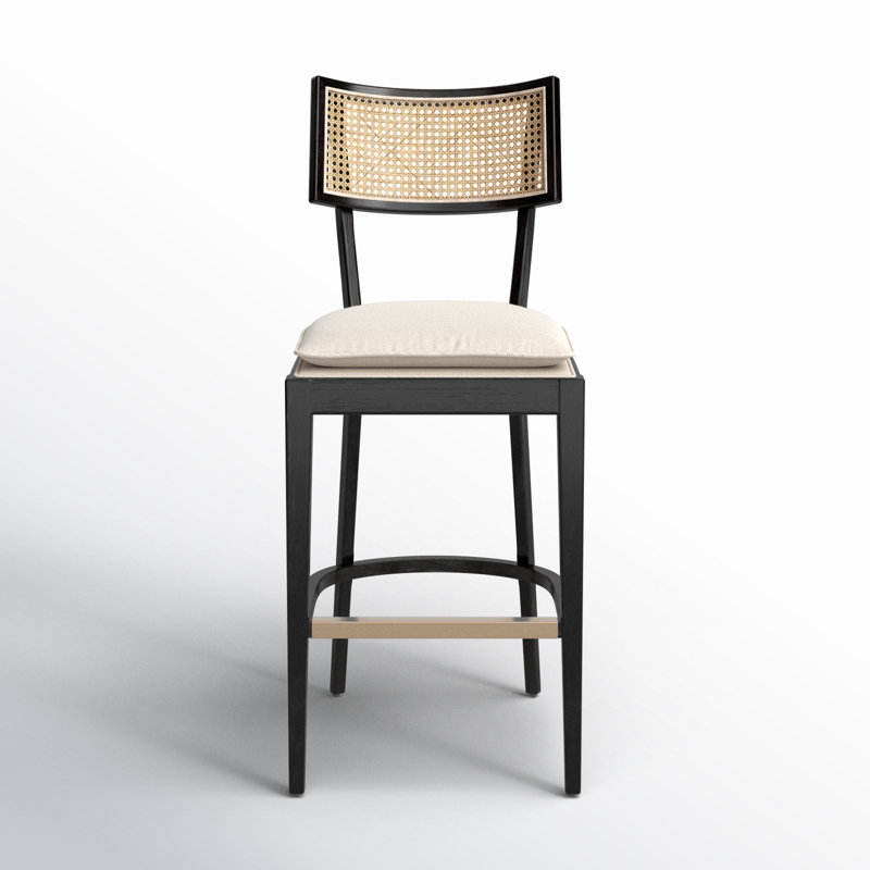 Britt Counter & Bar Stool, Black, Counter Stool (26" Seat Height), Cream