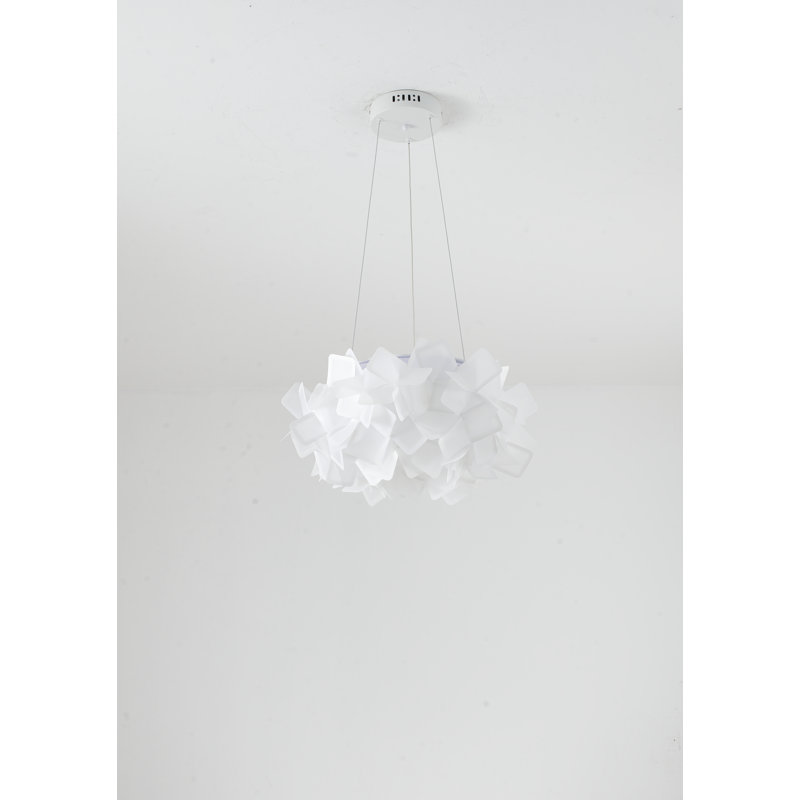 Lustre nuage blanc en acrylique Eclectic