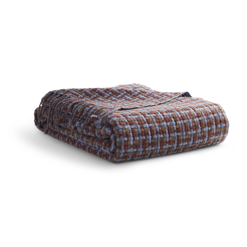 Chaperone Hand Woven Throw Blanket, Purple