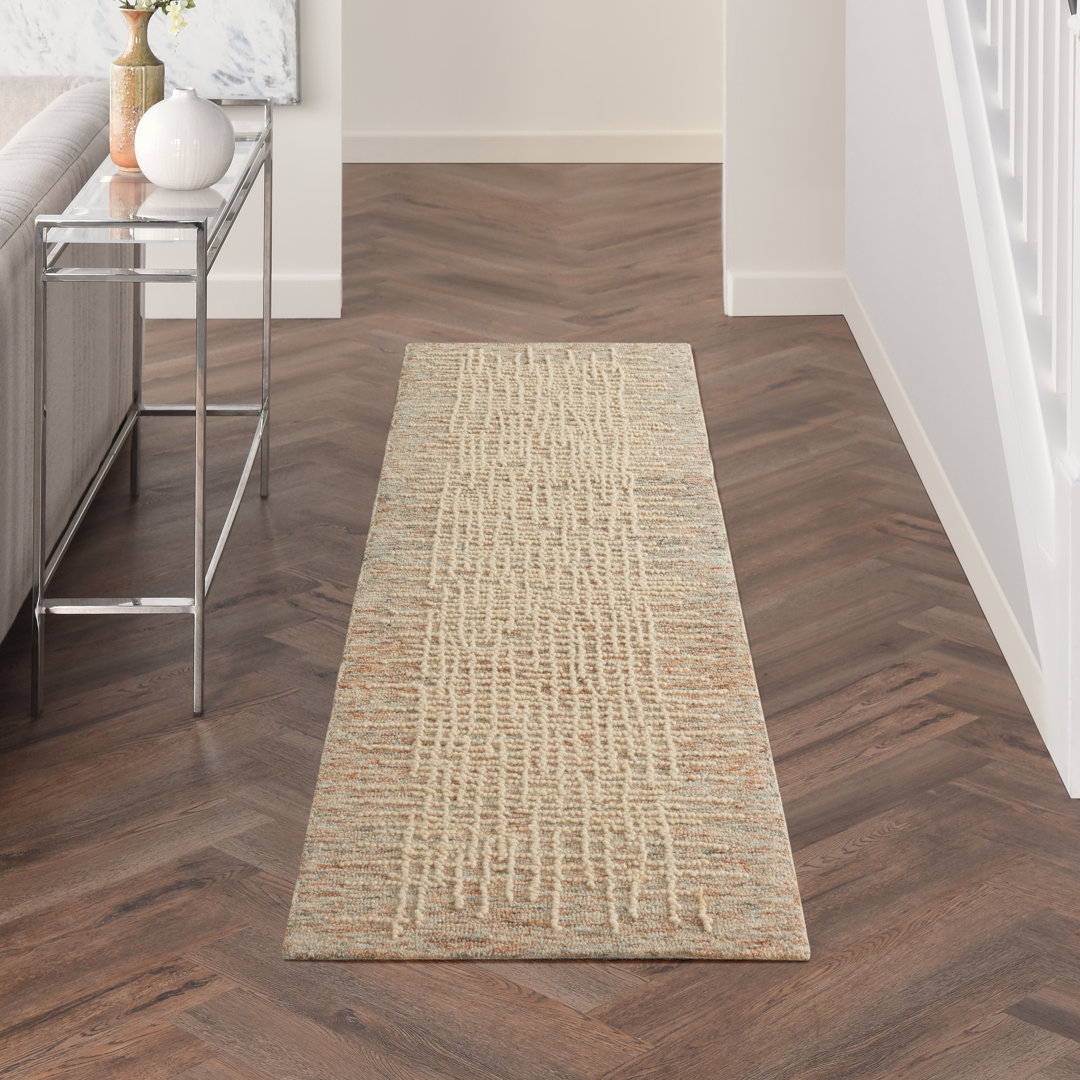 Maroun Abstract Wool Hand Woven Area Rug