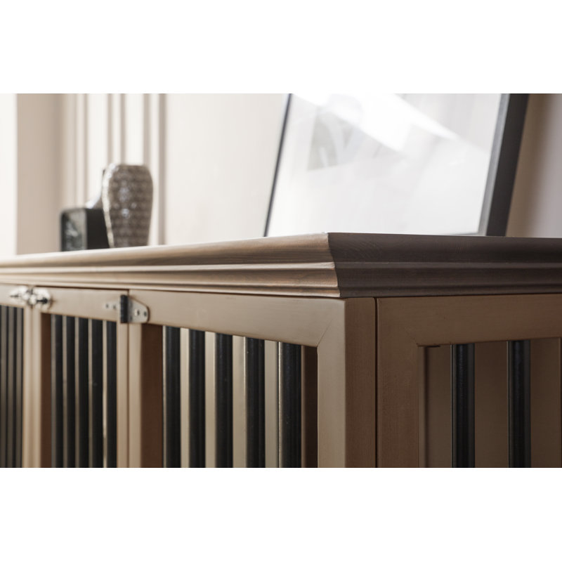 Caisse pour animaux Marnyn, Noyer, Grand (41 à 70 lb)