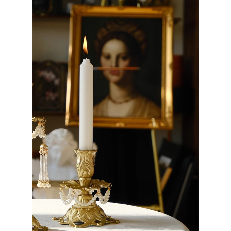 Chandelle de table en résine H 4,72 po