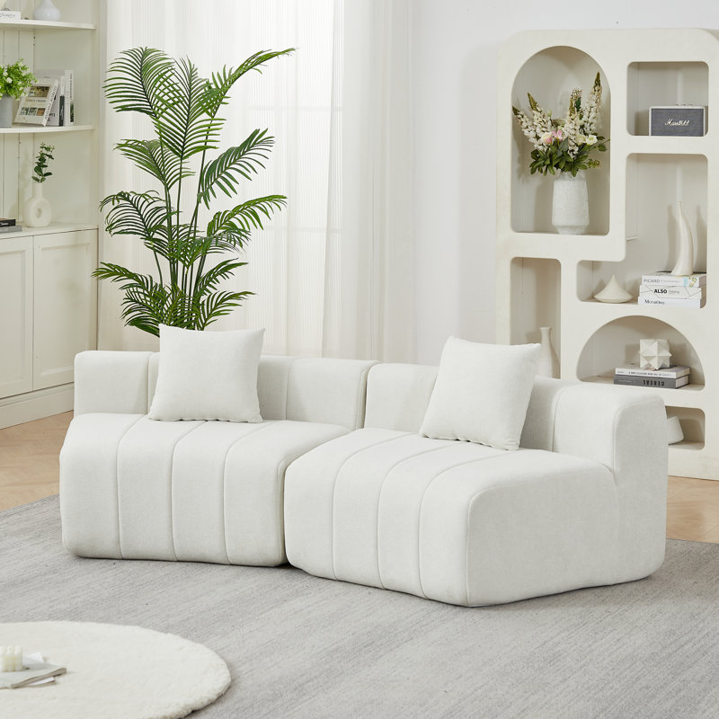 Canapé modulaire courbé Boneless