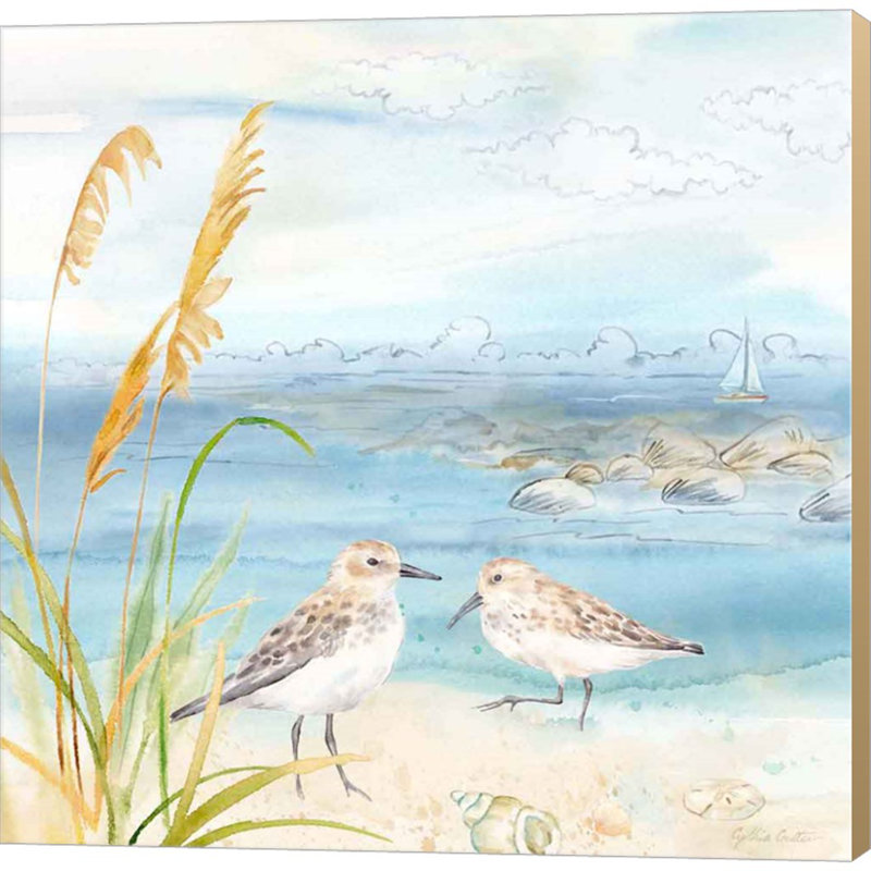 «By the Seashore V» par Cynthia Coulter - peinture sur toile tendue
