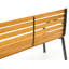 Banc de parc en acier et bois massif Kambrya
