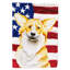 2 côtés en polyester de 2 côtés american drapeau de jardin-1281419801