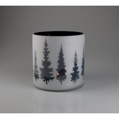 Glass Tabletop Tealight Holder