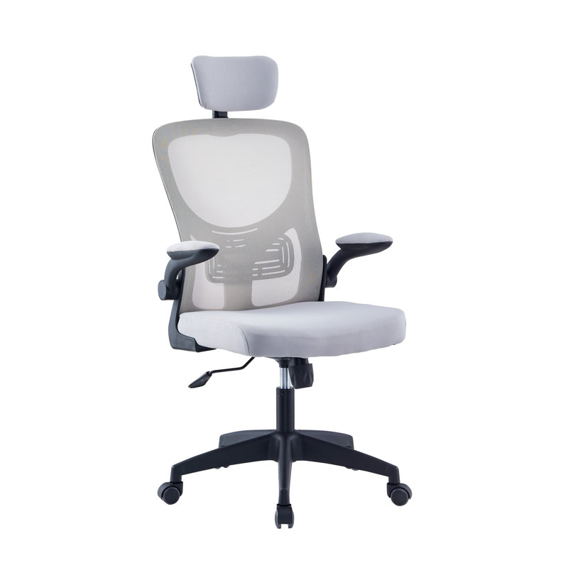 Chaise de bureau Jitender, gris