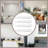 Acrylic Wall Shelves 6-Pack 15"X4" Floating Bookshelves Clear Storage Organizer For Room, Bathroom, Bedroom, Kitchen