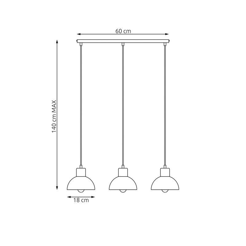 Samon 3 - Light Pendant, White
