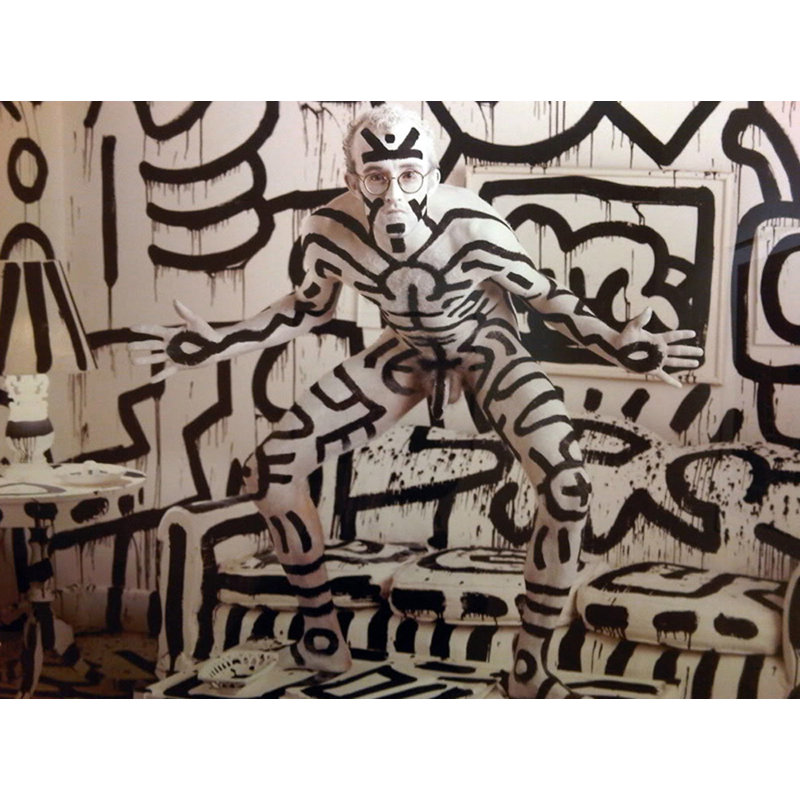 Keith Haring, 13" H x 18" W