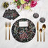Ensemble de table Ouroboros Skulls Noir