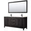 Ensemble de meuble-lavabo double 72 "avec miroir Daria-97900768-97900766-97900764