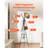 Coat Rack Freestanding Coats Rack Stand With 2 Shelves & 6 Hooks