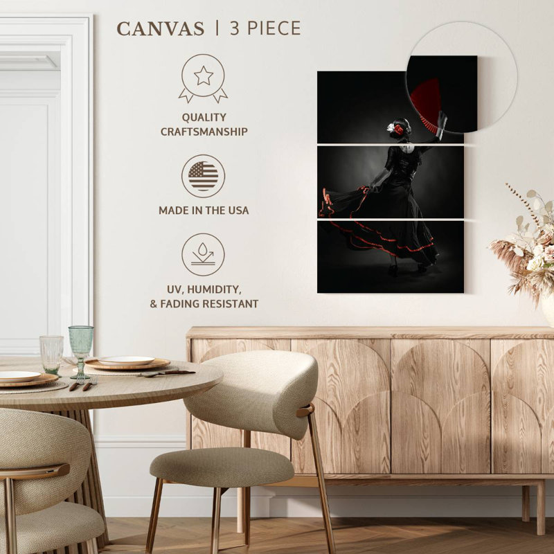 Danseur de flamenco Enn Pop, H 65 po x l 42 po