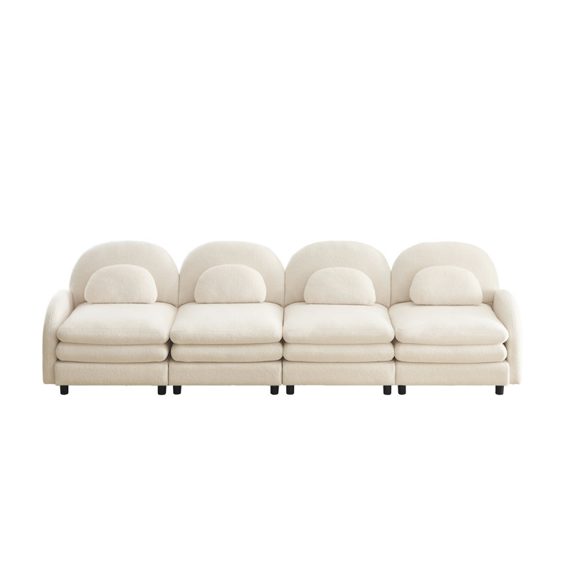 Canapé 4 places Teddy, Beige