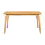 Ensemble repas Mid-Century moderne avec chaises rembourrées à dossier incurvé-1518047881