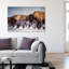 Buffalo Herd In A Snow Landscape Print-69850886-69850887
