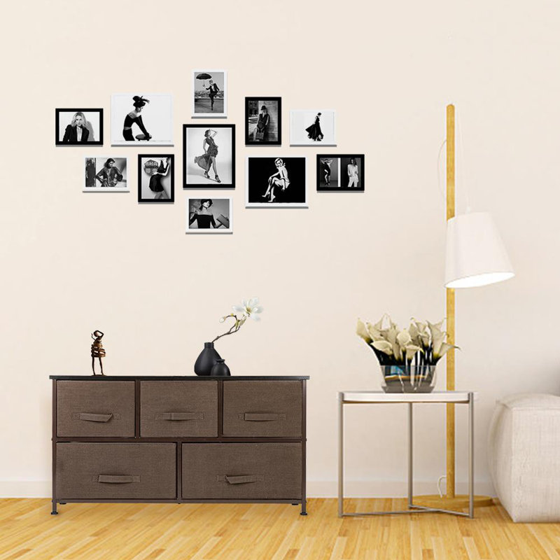 Commode double 5 tiroirs Emiko