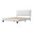 Low Profile Platform Bed, Full Size Bed With Headboard, No Box Spring Needed-332685343