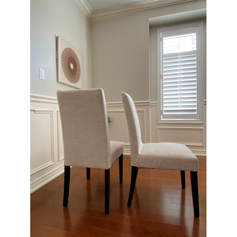 Chaise de salle à manger Rowen SEAT4U Rowen avec housse en tissu ivoire - 1 pièce