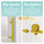 Porte de douche coulissante simple sans cadre l 60 po x H 76 po avec verre trempé transparent de 1/4 po (6 mm)-123132368