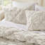 Ensemble de literie pour grand lit 3 pièces Cozy, texture en microfibre, pour toutes les saisons