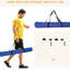 White Dog Agility Training Kit - 4 Piece With Adjustable Bars & Transportable Carry Bag, For Small Dogs Jumps Portable Basket,