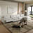 5-Piece Modular Linen Power Reclining Sectional Sofa With Zero-Gravity-1809652964-1809509879