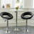 Mells Swivel Upholstered Adjustable Height Counter Stool with Metal Frame-959800492