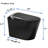 Bathroom's Smart Toilet With Starry Night , Built - In Bidet, Auto Seat Open/Close, Foot Sensor Flush Function, Led Display, Warm Air Dryer, Matte Black Color Bidet Feature, Lid Activation, Porcelain-123482677