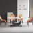 7 - Piece Stone Pedestal Dining Table Set-1364553953-1361495498