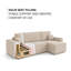 Rubeena 3 Seater Sofa Bed-1658210633