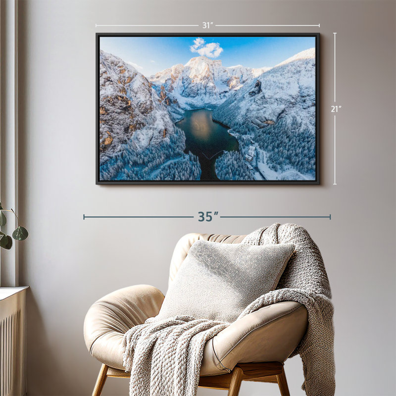 Pantops Dolomites Alps Canvas Print, 21" H x 31" W