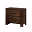 Table de chevet 2 tiroirs Woodenen