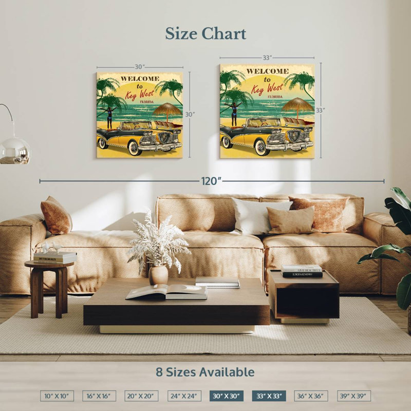 Affiche de Nicci Key West, Floride, H 30 po x l 30 po