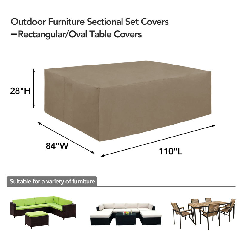 Camel Heavy Duty Waterproof Outdoor Furniture Cover