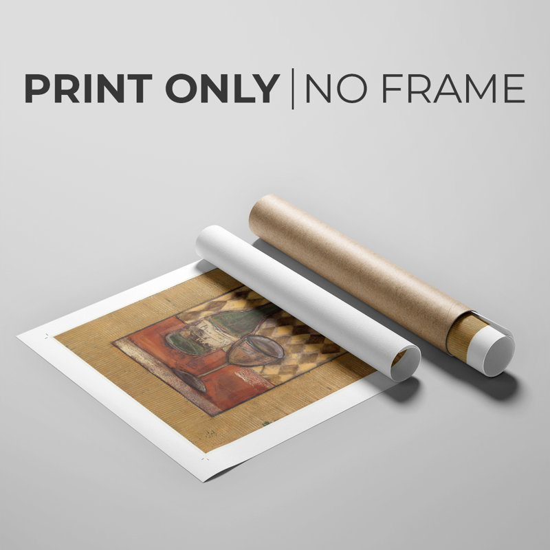 A Fine Wine I - Impression sur toile seulement - NON-CADRE, H 12 po x l 8 po