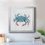 Bulle bleue - Peinture sur toile encadrée-408779095-408779092