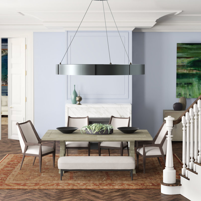 Aura 12 - Light Unique Wagon Wheel LED Chandelier, Dark Smoke