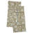 Fabdivine 18X18 Inch Block Print Table Napkin – Perfect for Formal and Casual Dining, Manikarnika, Light brown
