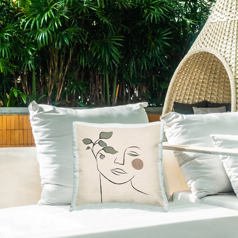 Coussin doux pour l'extérieur, imprimé au soleil, par JJ Design House LLC