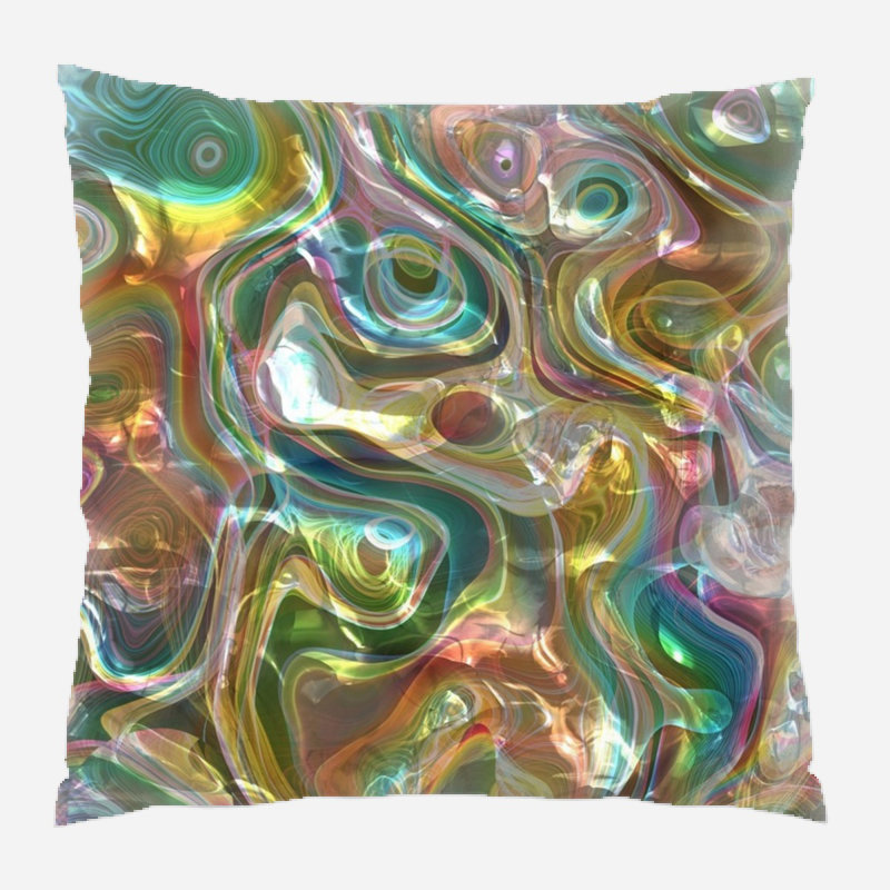 Reversible Throw Pillow, Indoor/Outdoor