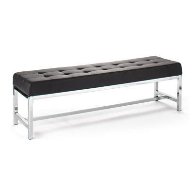 Mireya Faux Leather Upholstered Bench