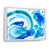 Cadre flottant blanc