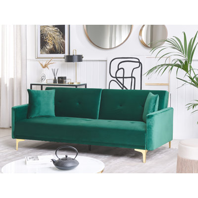 Ethel 3 Seater Velvet Sleeper