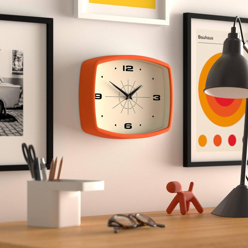 Movie Wall Clock 10 inch，Orange