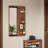 Wall Mounted Full Body Mirror With Shelf-1930727208