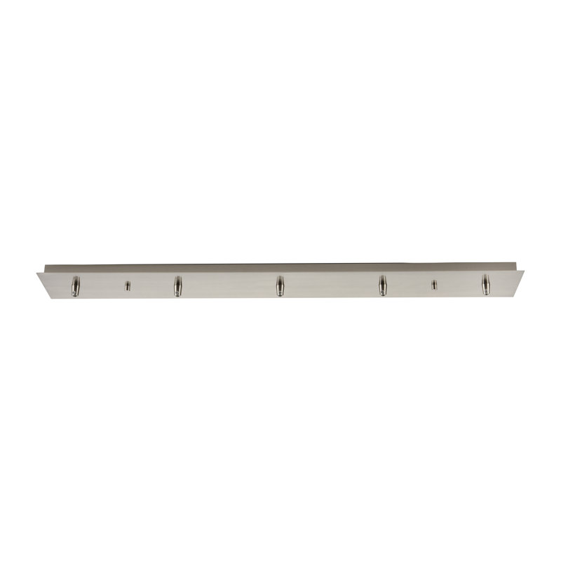 Auvent multi-port 5 lumières Billerica, Nickel satiné